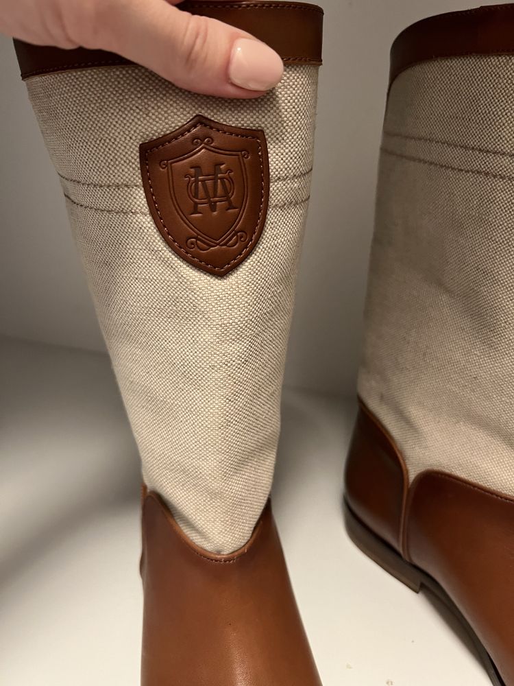 Massimo dutti kozaki kowbojki skora 38