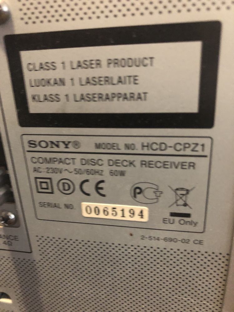 Mini wieża sony cmt-spz1