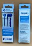 PHILIPS Przewodowe słuchawki dokanałowe niebieskie