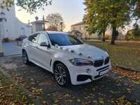 Auto do ślubu BMW X6 M-pakiet biel alpejska!