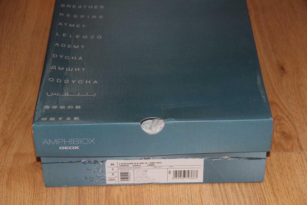 Підліткові зимові чоботи з мембраною Geox J Flexyper 38 39 р. Джеокс