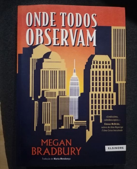 Livro "Onde todos observam" de Megan Bradbury
