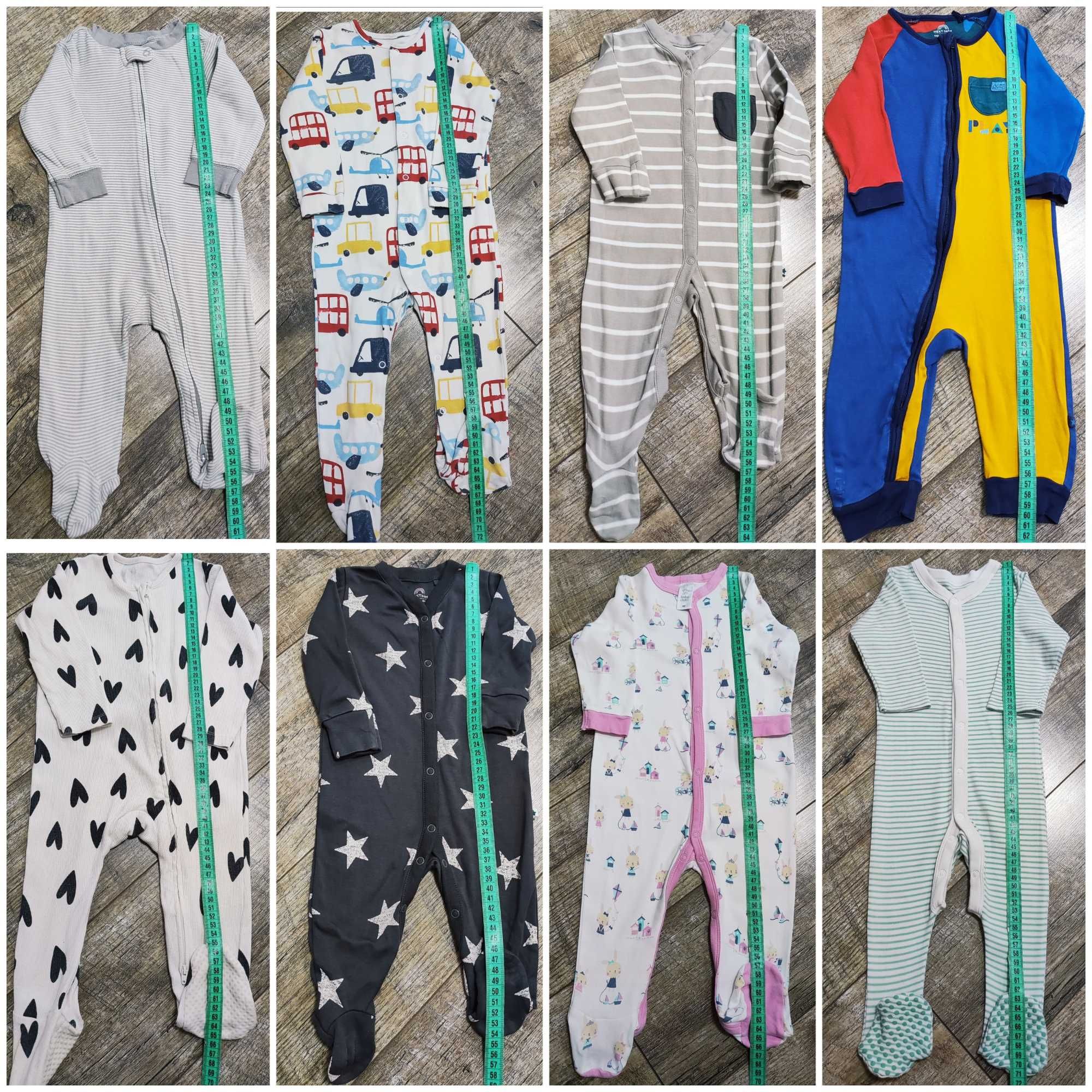 Человечки, слипы, F&F, Next, TU, Primark, р. 3-24мес., 62-92