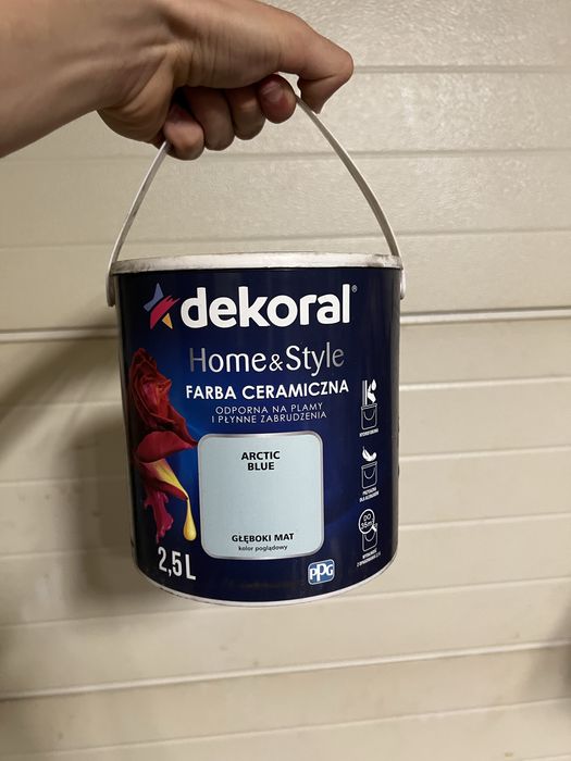 Farba dekoral 2,5L arctic blue jasnoniebieska Dobra i Tania’