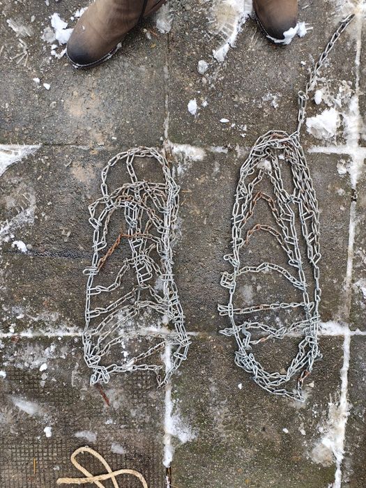 Łańcuchy do traktorka quada śniegowe 10'' cali