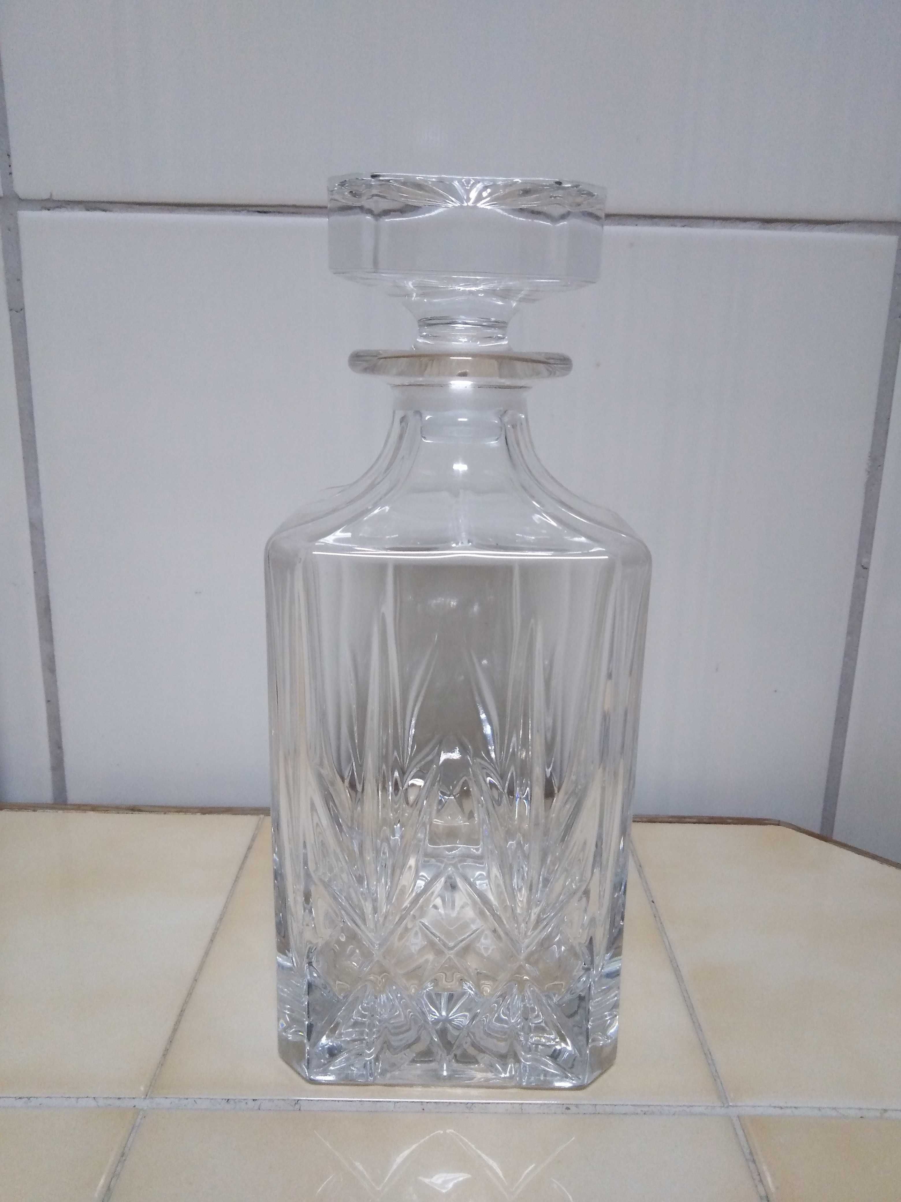Garrafa Whiskey e Balde Para Gelo com Pinças