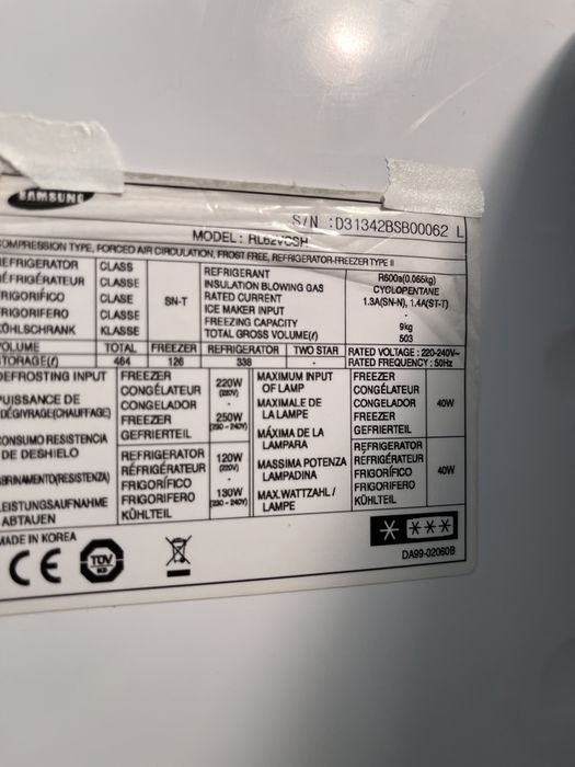 Frigorifico combinado Samsung