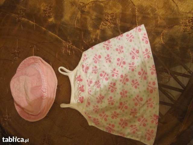 Kapelusik 0-3 miesiące dla dziewczynki