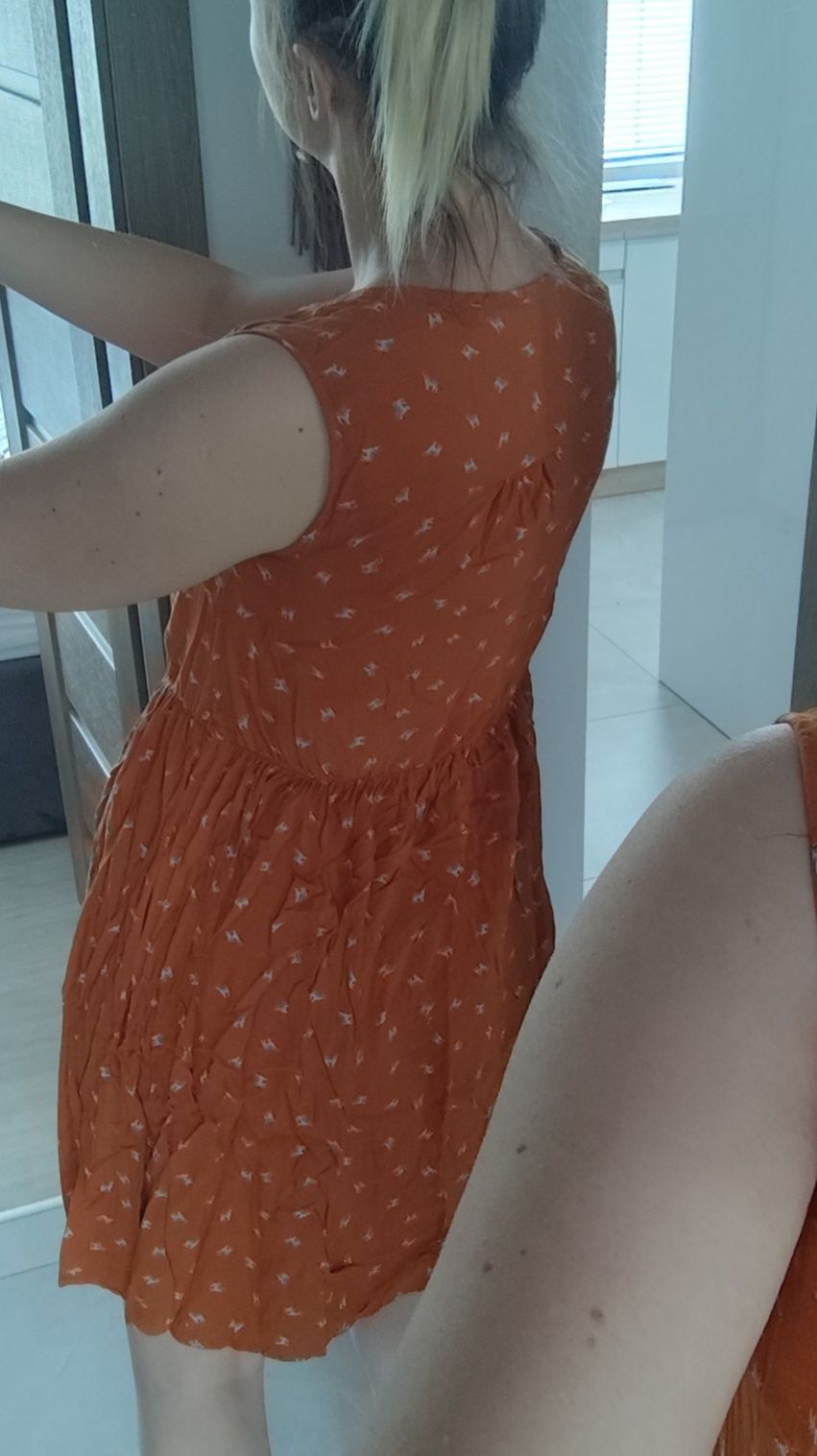 Lekka sukienka na lato midi