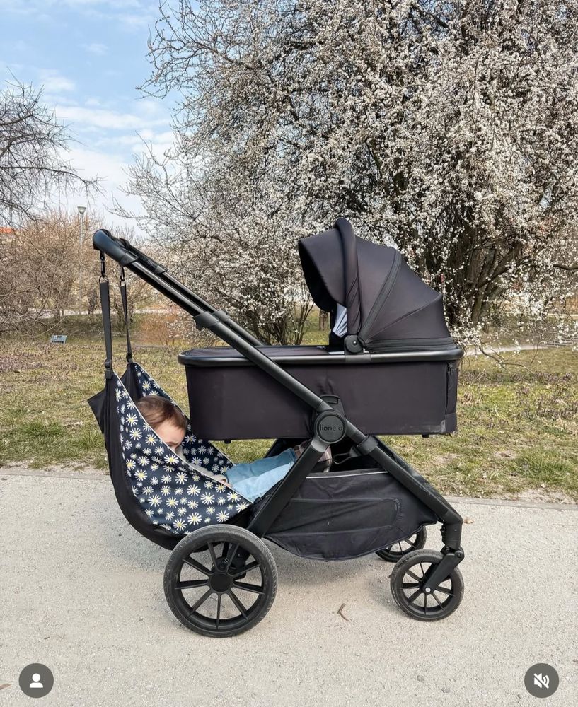 Hamak z pasem bezpieczeństwa blaben baby, dostawka  DINO