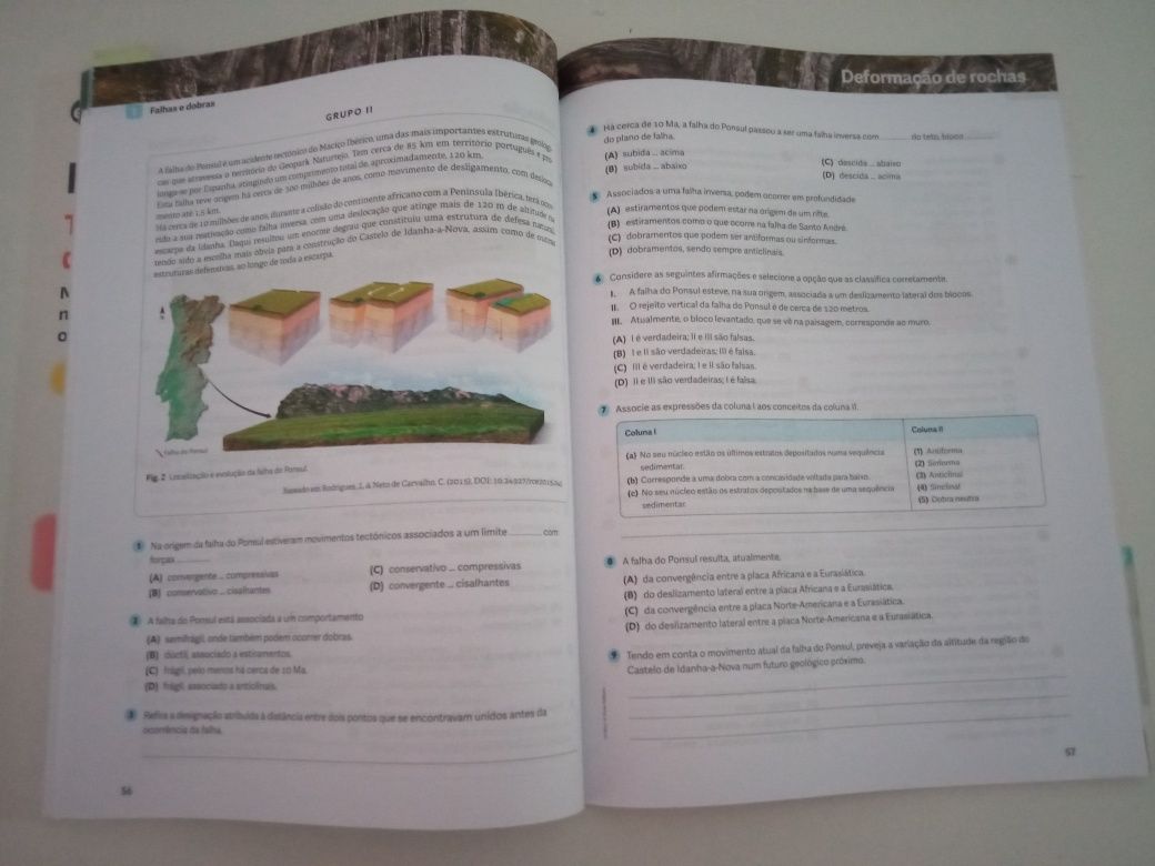 Caderno de atividades 11 ano biologia e Geologia