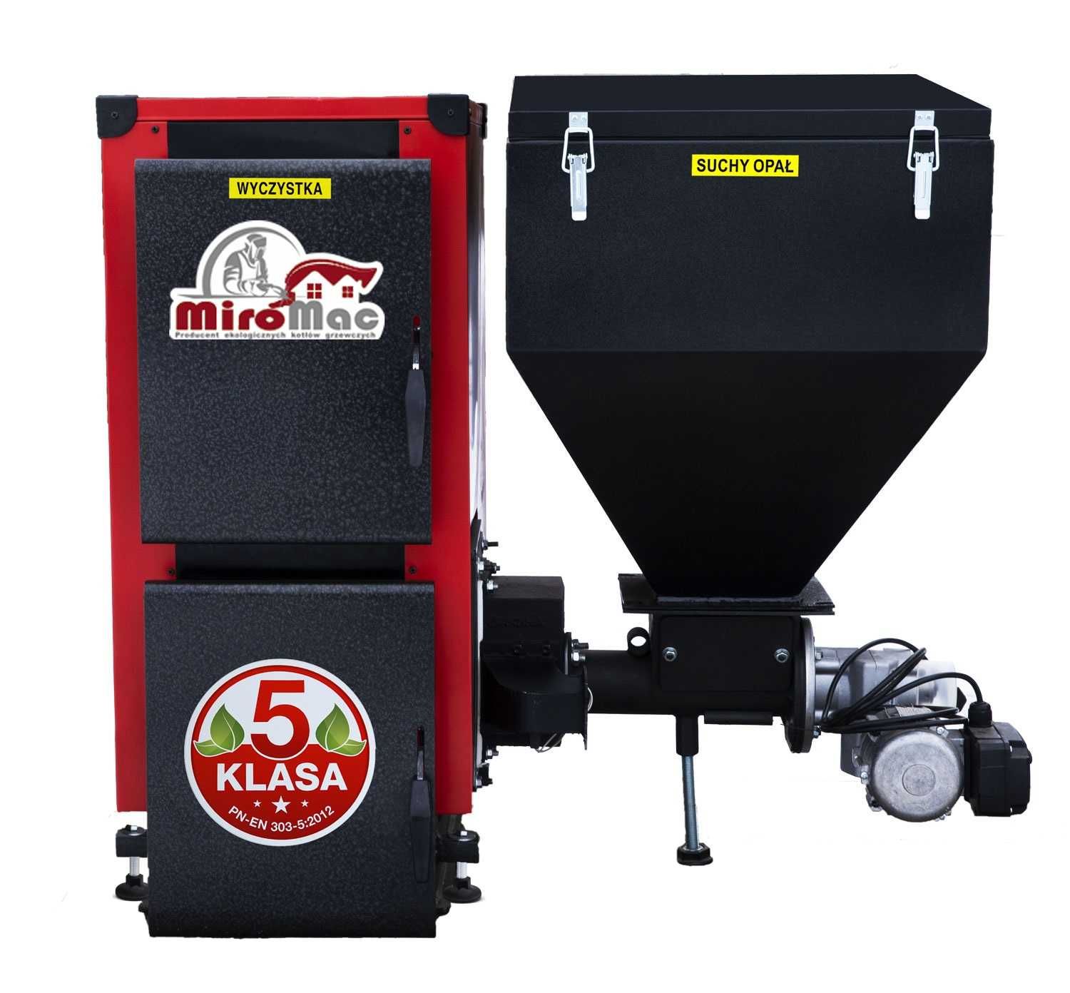 Piec CO na pellet ekogroszek kocioł kotły 10 kW Miro-Mac 5 klasa