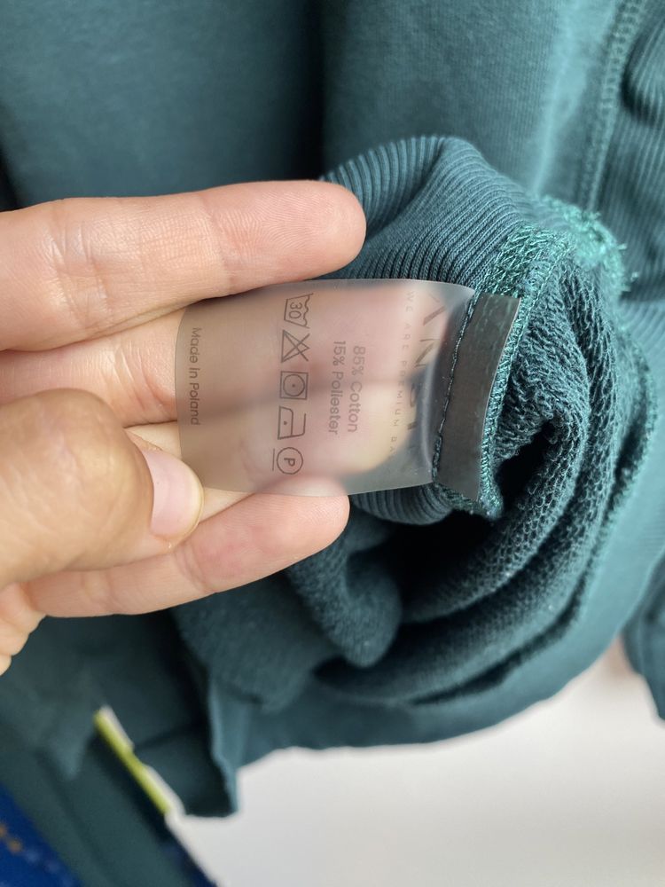 Komplet bluza dresowa plus spodnie ANSIN M/38 butelkowa zielen