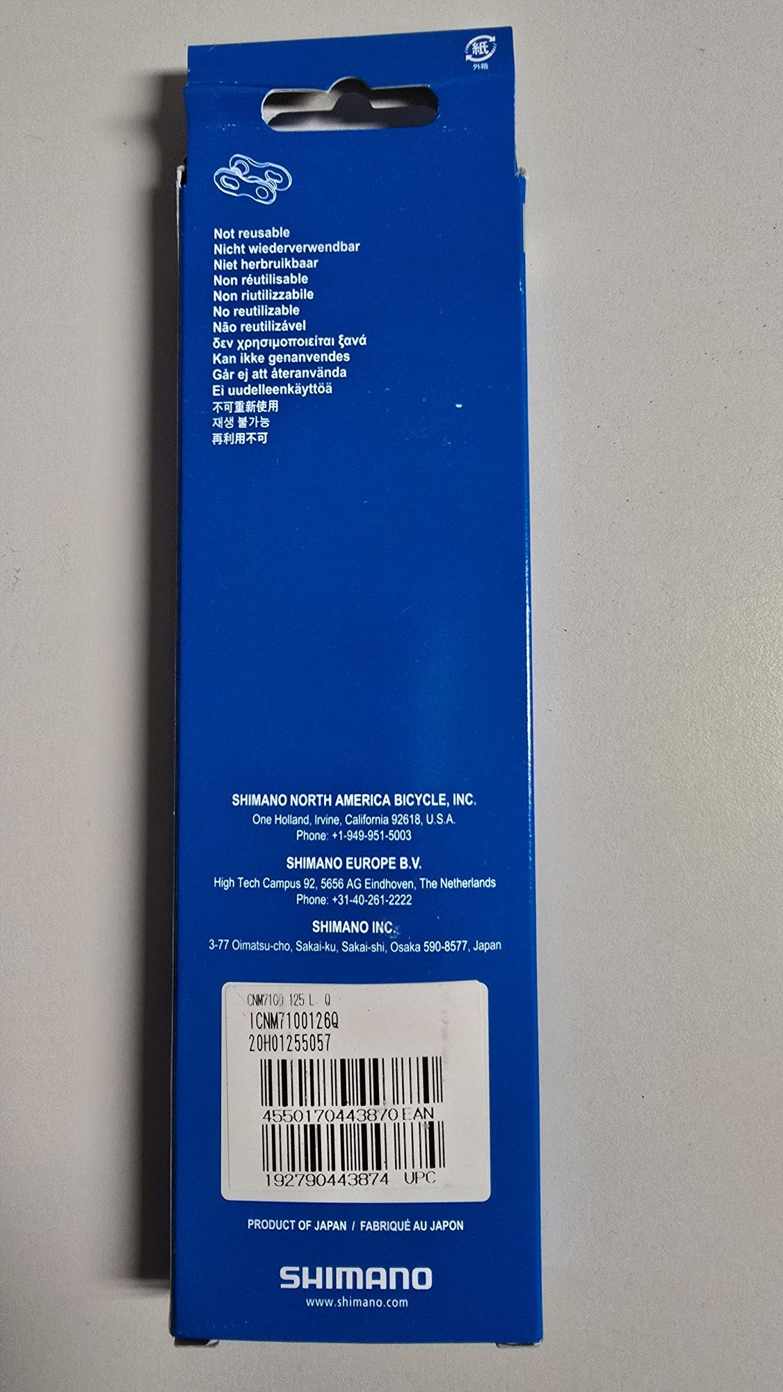 Corrente shimano para bicicleta