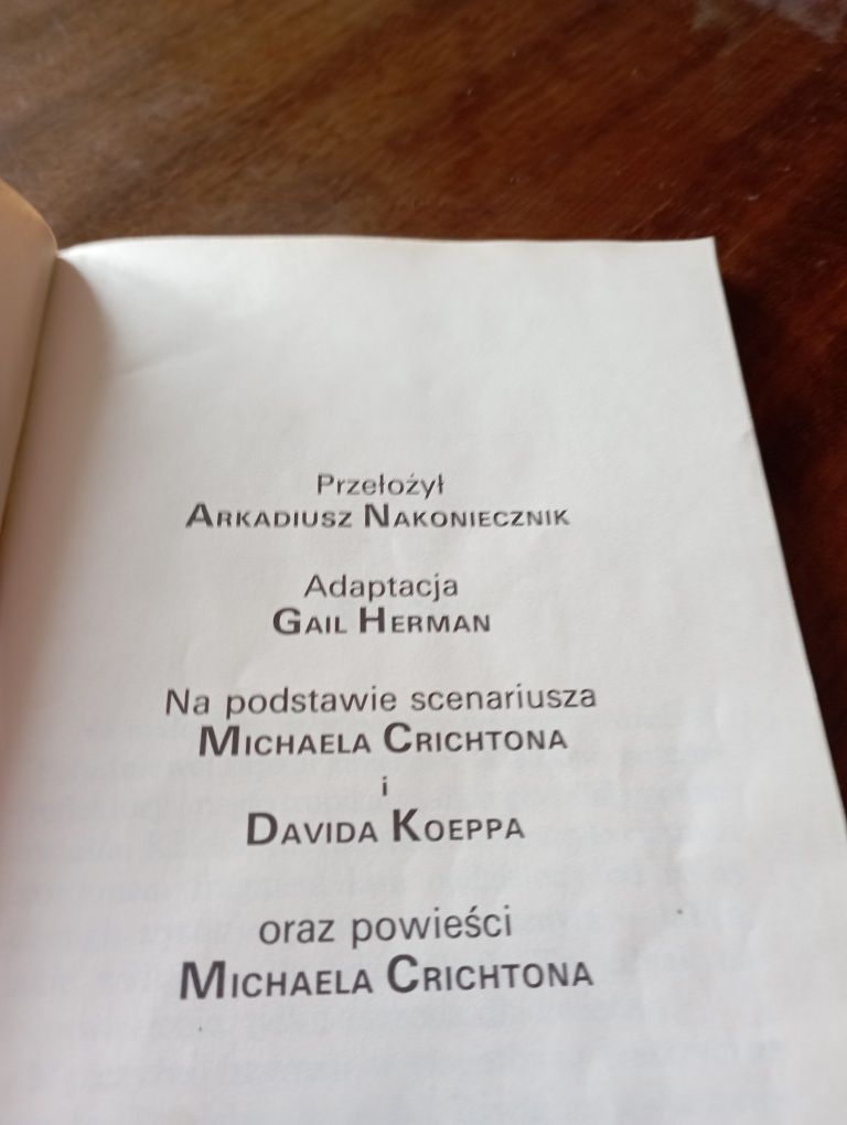 Jurassic park książka dla dzieci i młodzieży