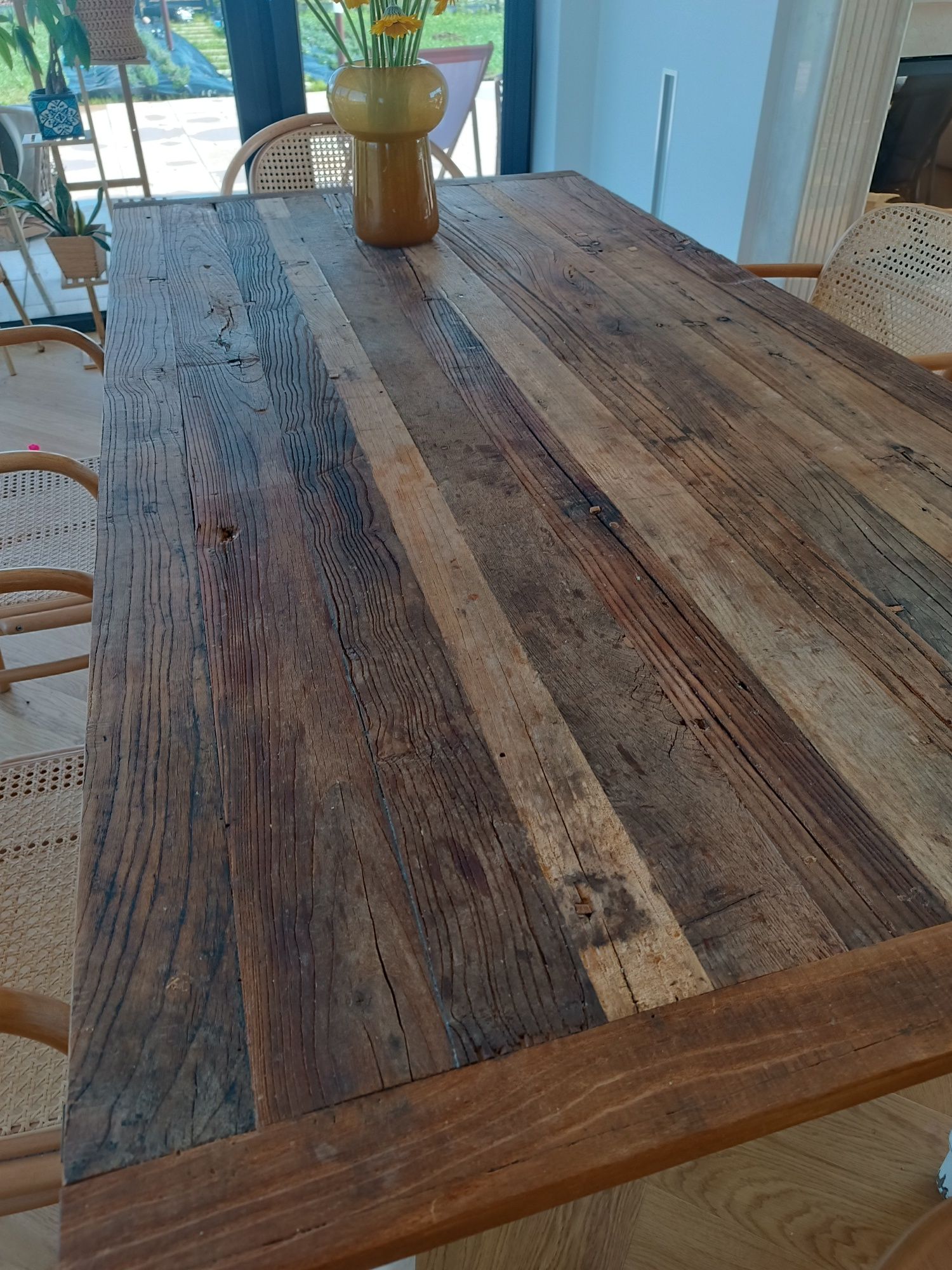 Stół drewniany 180x90  rustykalny wiejski skandynawski z desek