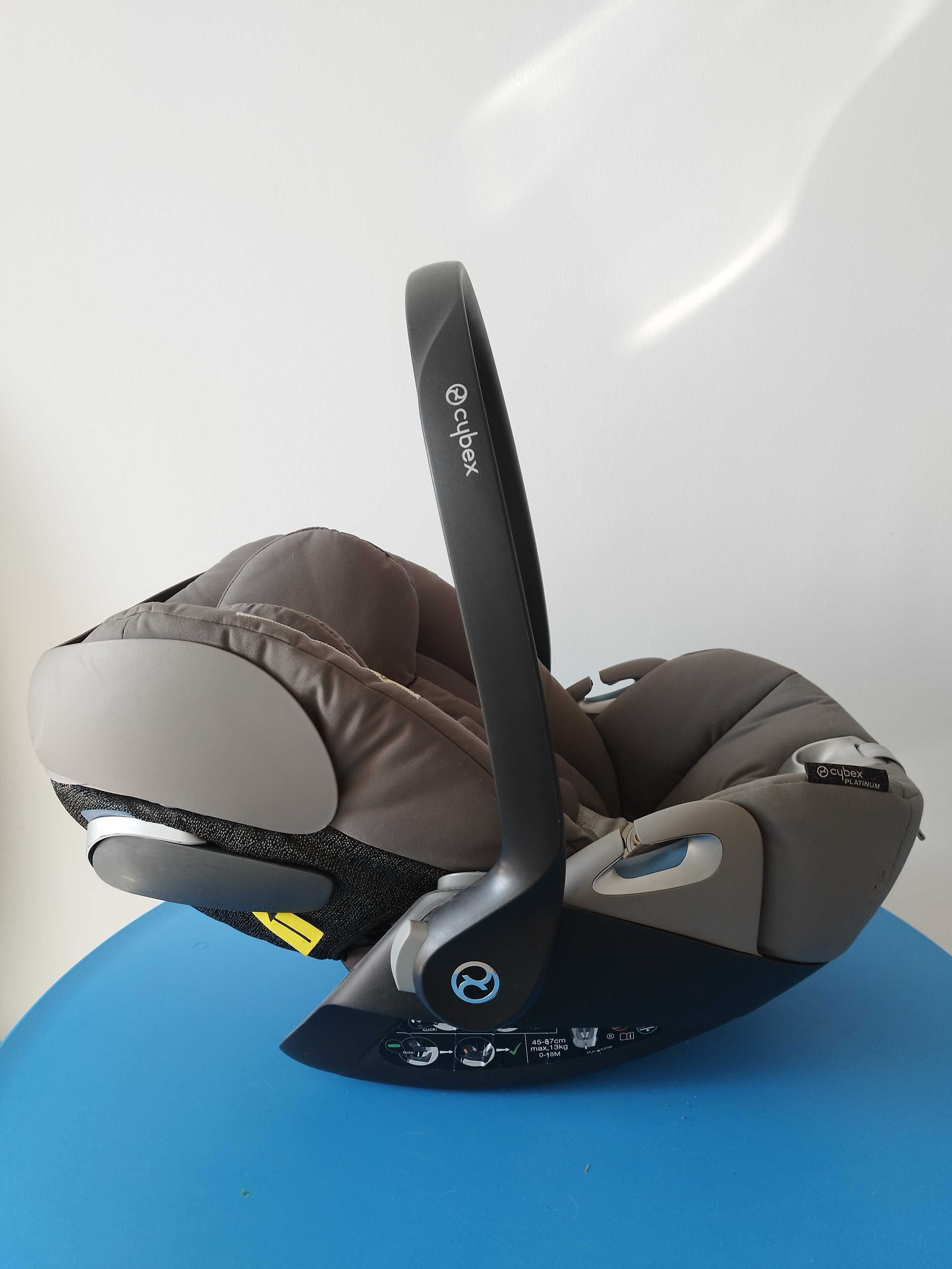 Cadeira Auto Cybex Cloud Z i-Size + Base Isofix Z + Adaptadores