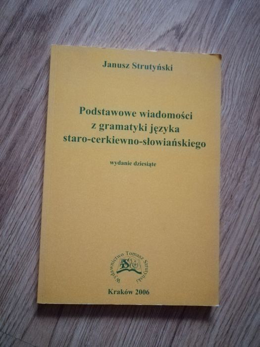 Podstawowe wiadomości z gramatyki języka staro-cerkiewno-słowiańskiego