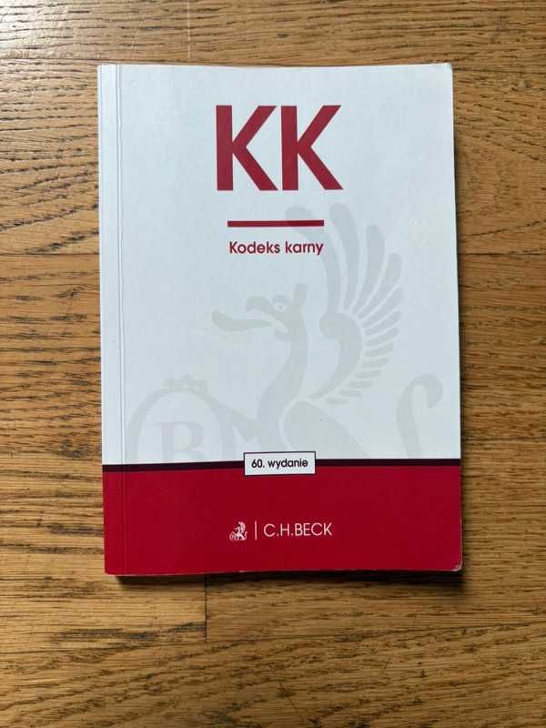 KK Kodeks Karny C.H. Beck, 60. wydanie, wrzesień 2024
