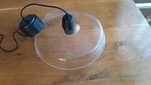 Lampa sufitowa wisząca transparentna x2