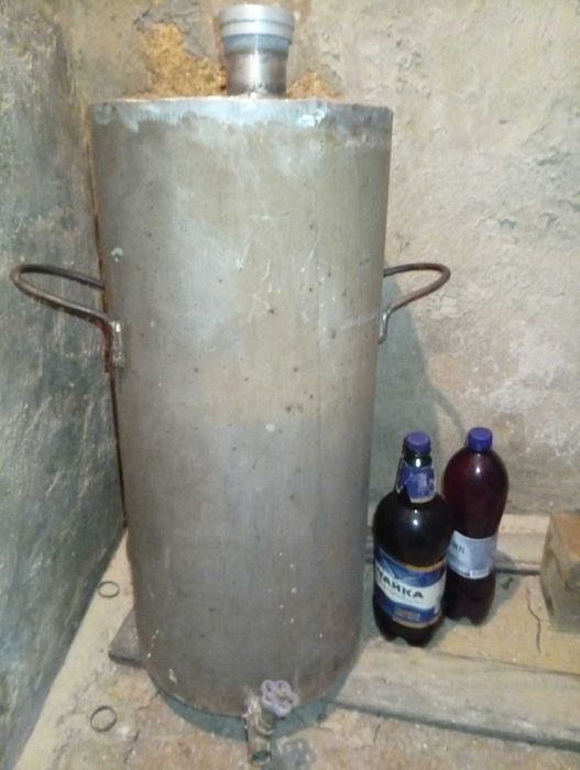 Бочка для вина цилиндрическая пищевая нержавейка СССР ёмкость