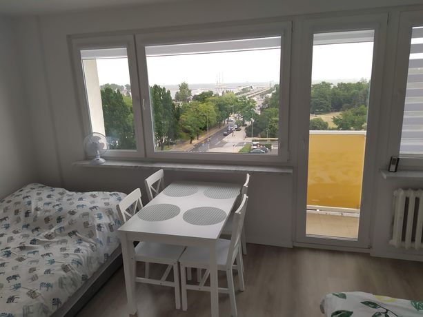 Apartament Gdynia mieszkanie kawalerka wynajem widok na morze