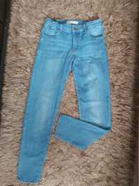 Zara jasne jeansy dżinsy dziewczynka 140