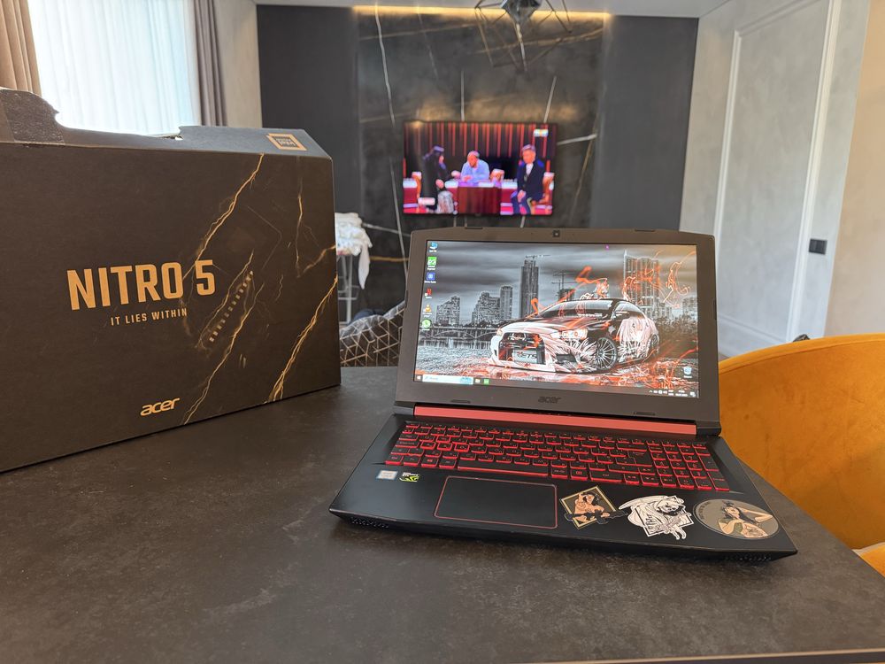 Ігровий Acer Nitro 15.6” ips i5-8300H/8 ОЗУ/1T HDD+128SSD/ nVidia 1050