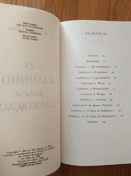 O Caminho para a Libertação - Dalai Lama