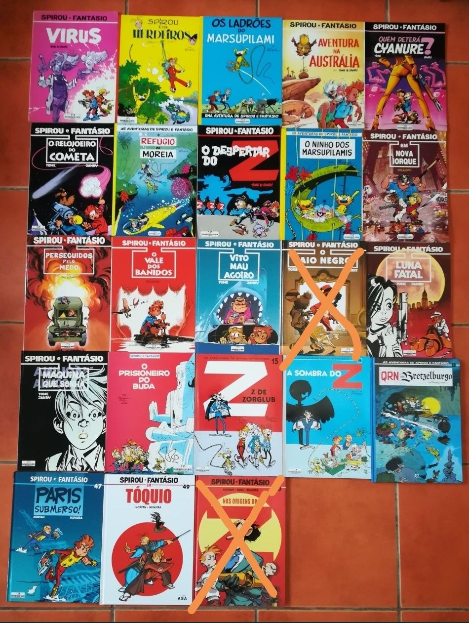 75 Albúns Spirou da Arcádia, Asa,  Pública, Meribérica, C. de Leitores