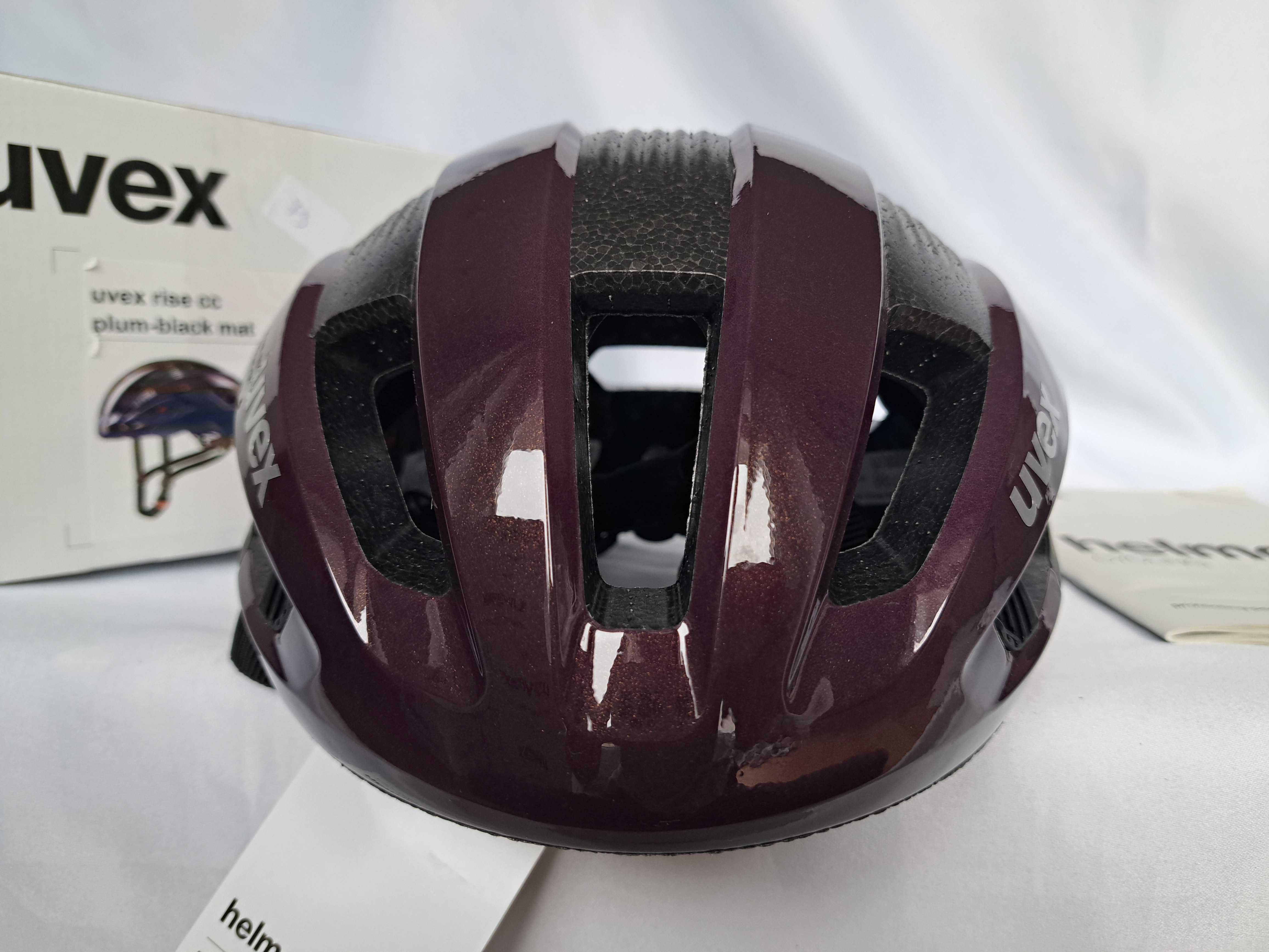 Kask rowerowy Uvex Rise CC Plum Black Matt M/L 56-59cm