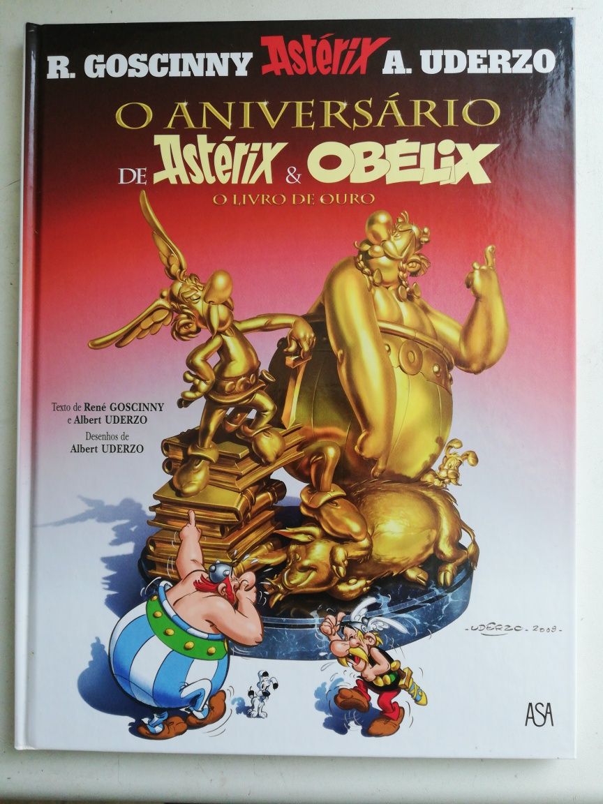 Livro banda desenhada Asterix/obelix