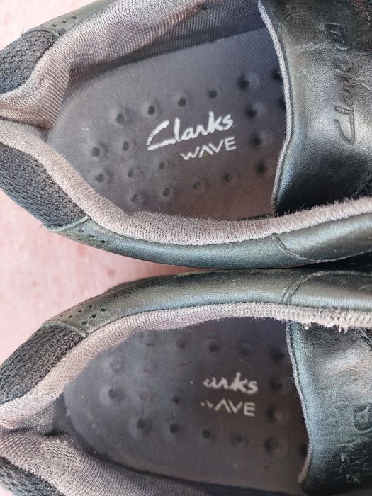 Clarks мокасины кроссовки  оригинальные Англия натуральная кожа р 46