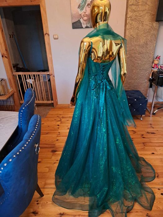 Zjawiskowa suknia Paradise Glamour Emerald Na studniówkę Polski produc