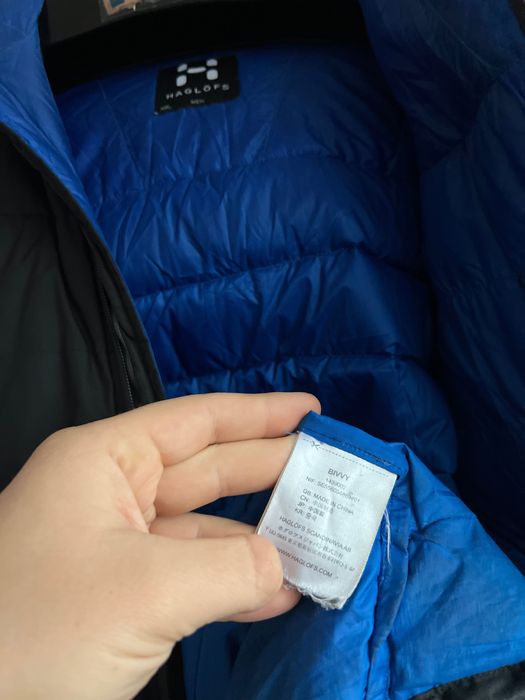 Пуховик Haglofs Bivvy pertex зимовий теплий натуральний пух рХХЛ