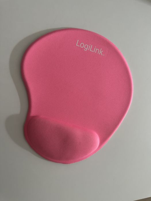 Neonowa podkładka pod myszke z żelową poduszką pod nadgarstek