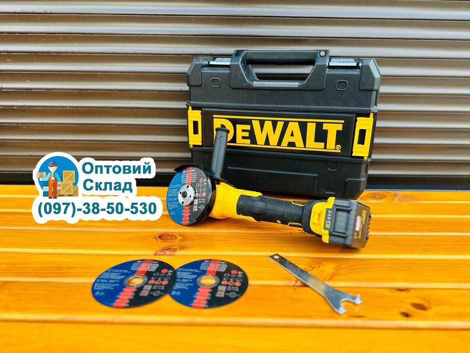 Акумуляторна болгарка DeWALT DCG405P2 36V 8Ah Балгарка 9000об/хв.