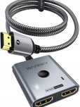 WARRKY Przełącznik HDCP 2.2 HDR 60Hz 2 w 1