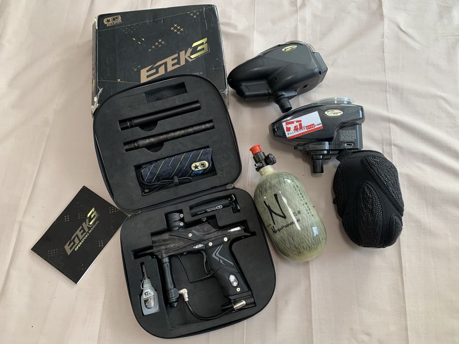 Пейнтбол, пейнтбольний маркер, екіпіровка