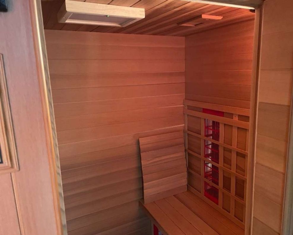 Okazja duża rodzinna sauna sucha typu infrared XL dla 4 osób