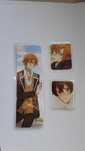 Marcador de livros e ímanes laminados anime Sasaki to Miyano BL yaoi