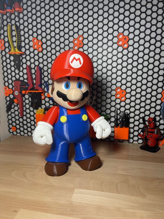 Super Mario Figurka 37cm wydrukowany na drukarce 3D prusa mk3s+