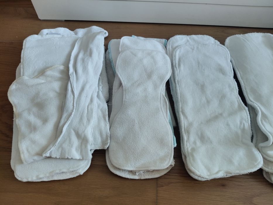 Fraldas reutilizáveis e absorventes