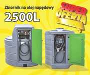 Zbiornik 2500L dwupłaszczowy paliwo paliwa dostawa cały kraj