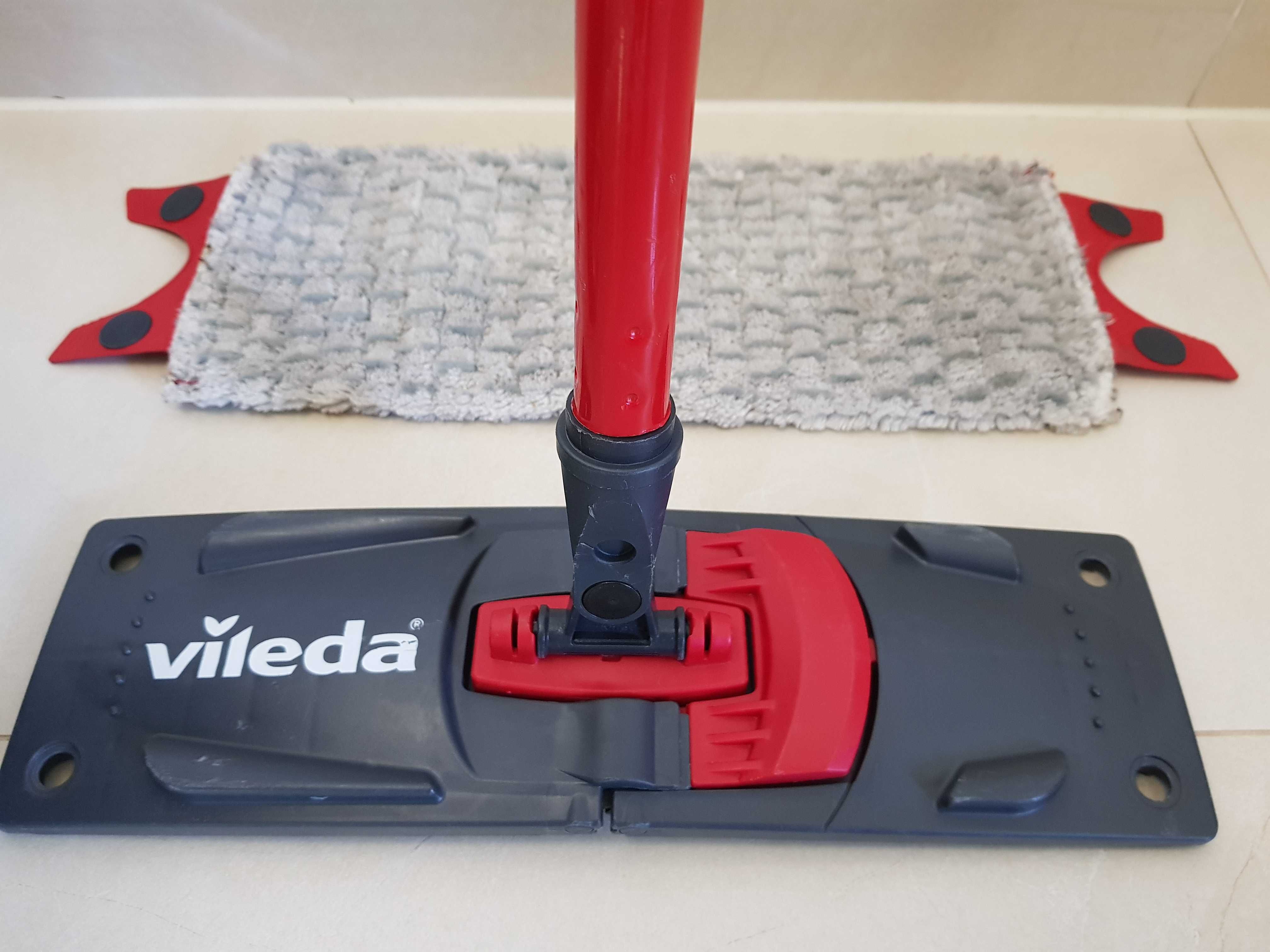 Mop płaski VILEDA UltraMax Box + wiadro + wyciskacz – stan idealny