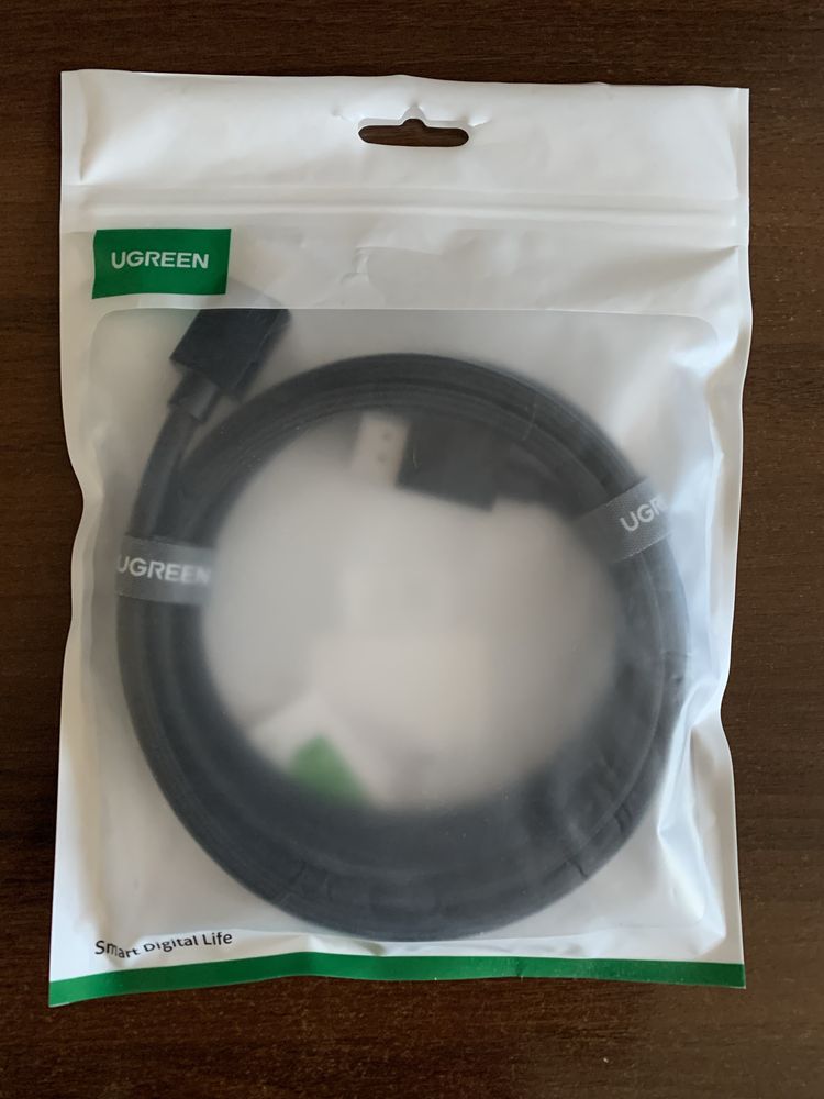 Кабель Ugreen DP114 DisplayPort-DisplayPort 8K 1.4 2m (80392) Black