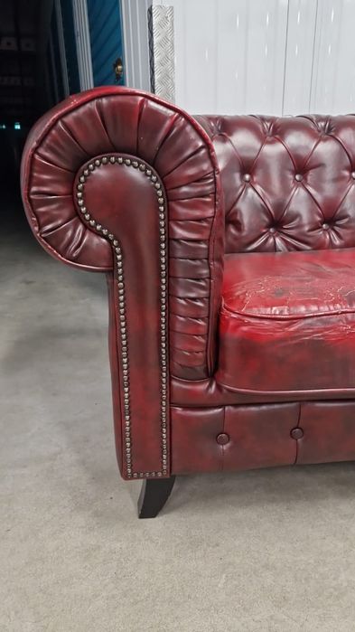 Стильний диван двійка chesterfield честерфілд під реставраіцію