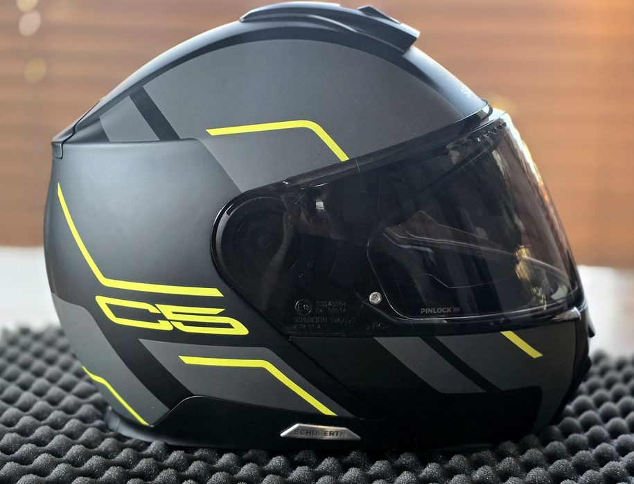 Kask szczękowy Schuberth C5 MASTER YELLOW rozm. XL