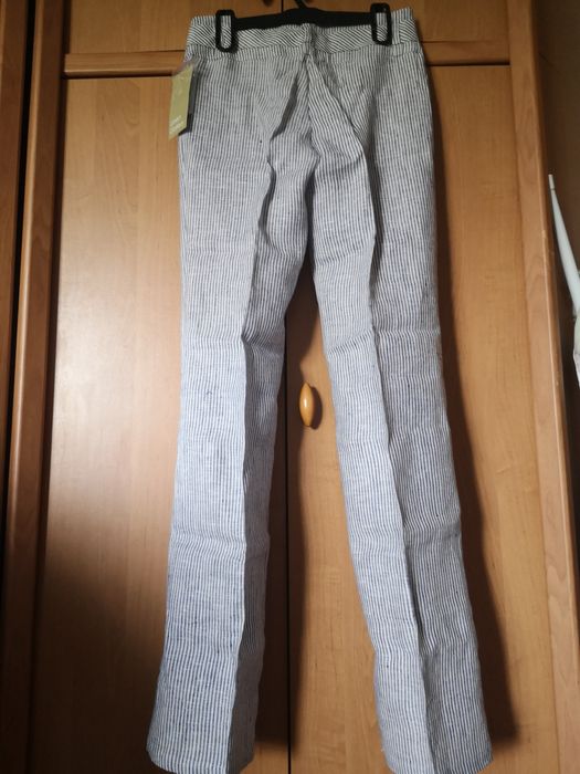 Літні жіночі брюки 100% льон р. S