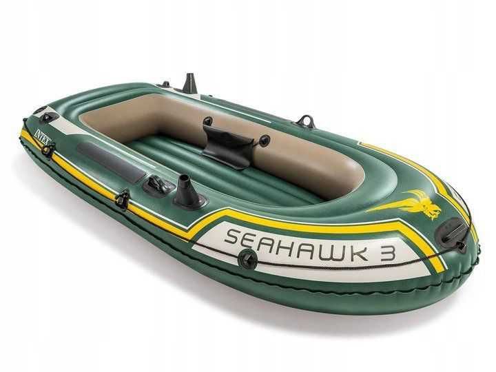 Ponton seahawk 3 os pompka + 2 wiosła Intex 68380